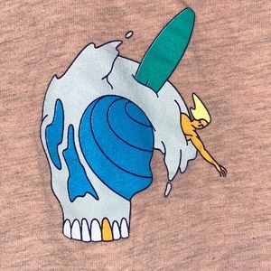 Kook slams T shirt Medium Unisex Heather Gray/Pink